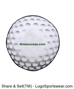 Golf Ball Shaped Towel  with Hook and Grommet Design Zoom